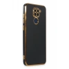 Xiaomi Redmi Note 9 Uyumlu Kılıf Volet Silikon - Siyah
