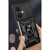 Vivo Y27 Kılıf Pars Lens Yüzüklü Silikon - Lacivert