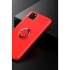 Huawei Y5P Kılıf Range Yüzüklü Silikon - Kırmızı