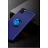 Huawei Y5P Kılıf Range Yüzüklü Silikon - Mavi