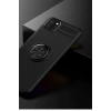 Huawei Y5P Kılıf Range Yüzüklü Silikon - Siyah