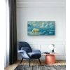 Yalnız Kutup Ayısı Kanvas Tablo 60x120cm