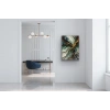 Yeşil Mavi Gold Soyut Kanvas Tablo 70x100cm
