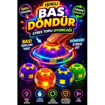 0036 SPIN TOP- IŞIKLI