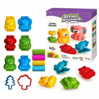03550 3D HAYVANLAR HAMUR SET 200GR