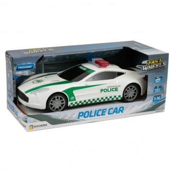1:16 Işıklı ve Sesli Polis Arabası