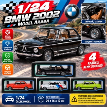 1/24 BMW 2002 Model Araba (adet fiyatıdır)