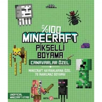 %100 Pikselli Boyama Canavarlar Özel