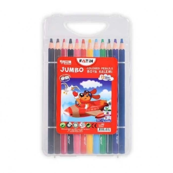 12 Renk   Kuru Boya Çantalı 1 Adet