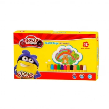 12 Renk Pastel Boya