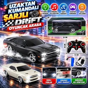 12063-3 UZAK.KUM.ŞARJLI DRİFT OYUNCAK ARABA