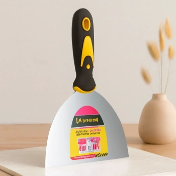 150 mm Metal Spatula Fiber Saplı