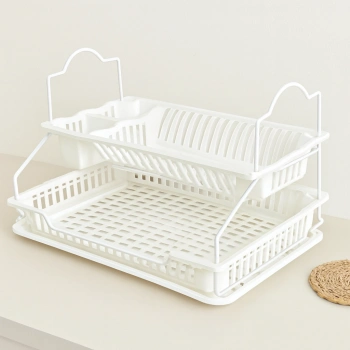 2 Katlı Plastik Tabaklık
