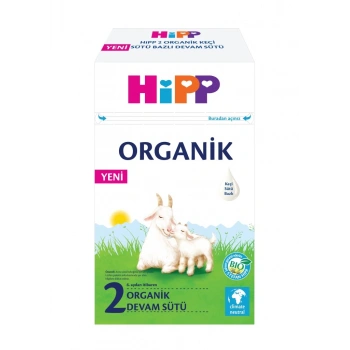 2 Organik Keçisütü Bazlı Bebek Devam Sütü 400 Gr