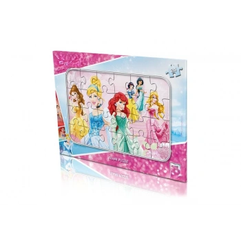 24 Parça  Princess Frame Puzzle