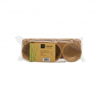3li Altlıklı Bambu Mini Sunumluk