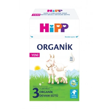 3 Organik Keçisütü Bazlı Bebek Devam Sütü 400 Gr