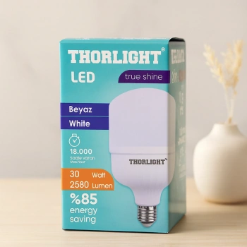 30W E27 LED Ampul 2580 lm 6400K T-Shape
