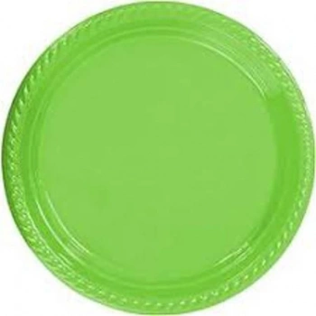 311 Plastik Tabak Renkli 22cm 6lı