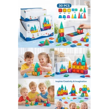 3.75CM Mini Blok Metal Kutu 24 Parça