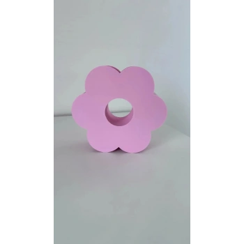 3D Baskı Çiçek Formlu Vazo Sakura Çiçeği Şeklinde Dekoratif Modern Çiçek Vazosu Pembe
