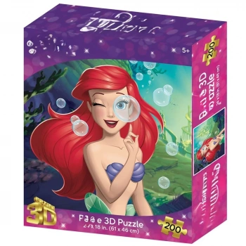 3D Deniz Kızı  Puzzle 200 Parça
