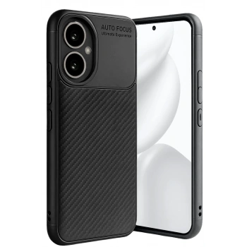 Honor 400 Kılıf Auto Focus Karbon Kapak - Siyah