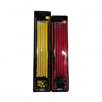 6li 20 cm İnce Pasta Mumu
