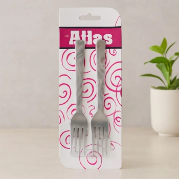6lı Metal Tatlı Çatalı
