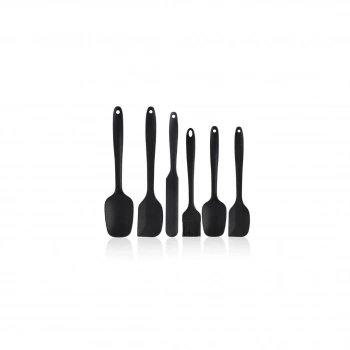 6li Siyah Silikon Mutfak Seti