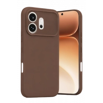 Huawei Honor 600 First Silikon - Kahverengi