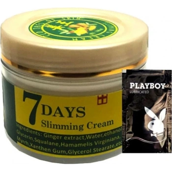 7 Days 100 ml Ginger Miracle Slimming Cream +1 Ad Jel ile