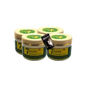 7Days 4lü Adet Ginger Miracle Slimming Cream Kremi  100 ml + 1 Adet Jel Hediyeli