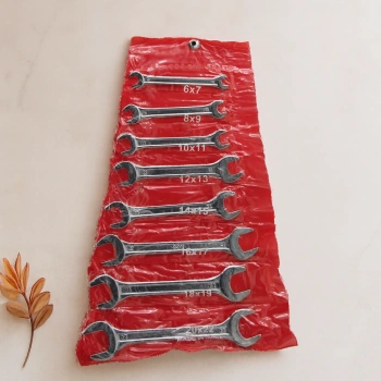 8 Parça Açık Uçlu Anahtar Takımı 6-22 mm