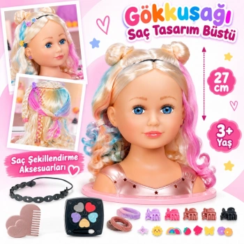 839379 Gökkuşağı Saç Tasarım Seti