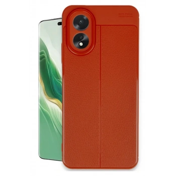 Oppo A38 Kılıf Auto Focus Kapak - Kırmızı