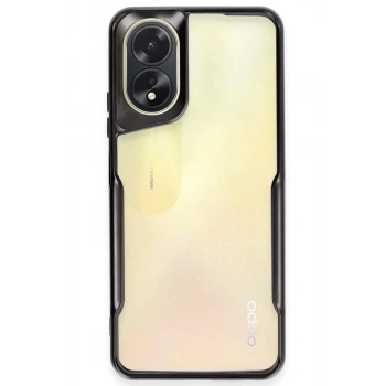 Oppo A38 Kılıf Boyi Silikon Kapak - Siyah