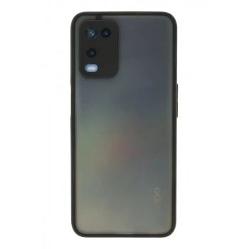Oppo A54 4G Kılıf Montreal Silikon Kapak - Siyah