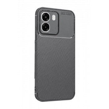 Oppo Oppo A6T 5G Auto Focus Karbon Kapak - Gri