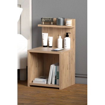 Açık Raflı Komodin Ceviz 63 cm