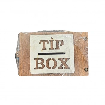 Ahşap Büyük Tipbox Kumbara