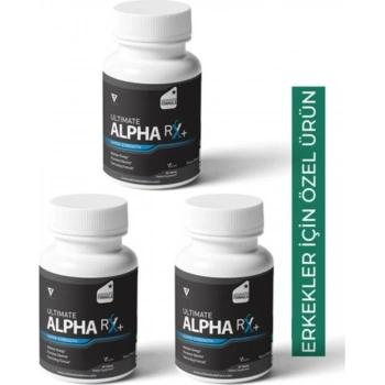 Alpha Rx+ Erkek Performans Takviyesi 30 Lu - 3 Adet