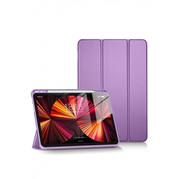 Apple iPad Pro 11 (2024) Kılıf Tablet Smart Kılıf - Lila