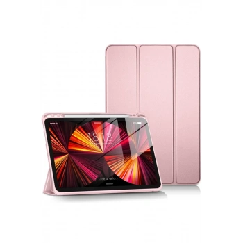 Apple iPad Pro 11 (2024) Kılıf Tablet Smart Kılıf - Pembe
