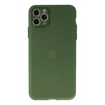 Apple iPhone 11 Pro Max Uyumlu Kılıf Puma Silikon - Yeşil
