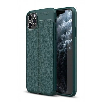 Apple iPhone 11 Pro Uyumlu Kılıf Auto Focus Kapak - Yeşil
