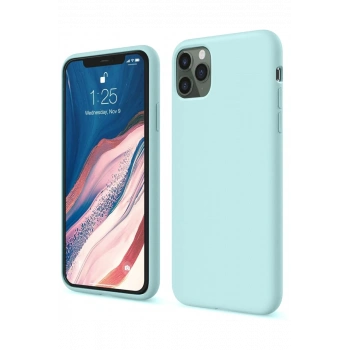Apple iPhone 11 Pro Uyumlu Kılıf First Silikon - Turkuaz