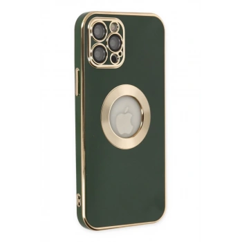 Apple iPhone 12 Pro Max Uyumlu Kılıf Store Silikon - Yeşil