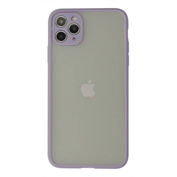 Apple iPhone 12 Pro Uyumlu Kılıf Montreal Silikon Kapak - Mor