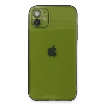 Apple iPhone 12 Uyumlu Kılıf Fly Lens Silikon - Yeşil